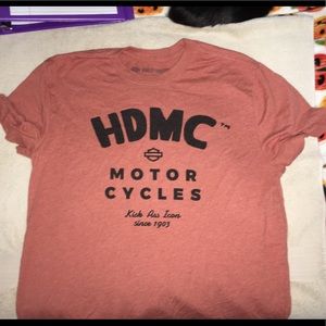 dark orange HDMC t-shirt